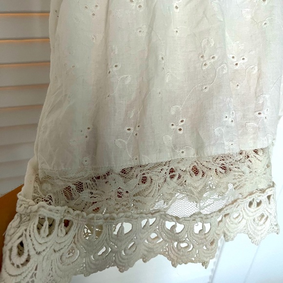 White lace shirt by KimiKa, Ideal for Summer, Festival, Barbecue, Garden party - Picture 2 of 6